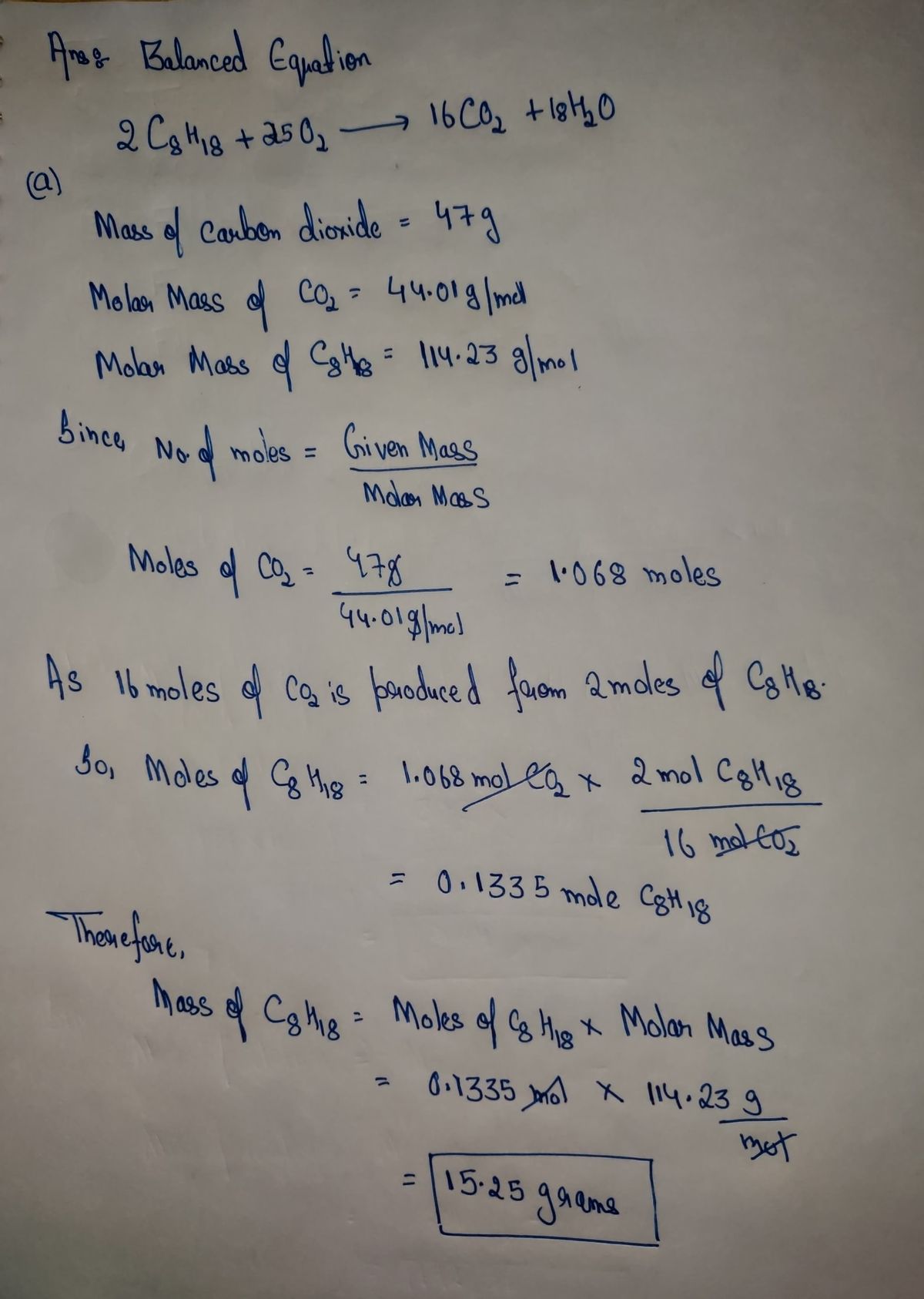 Chemistry homework question answer, step 1, image 1